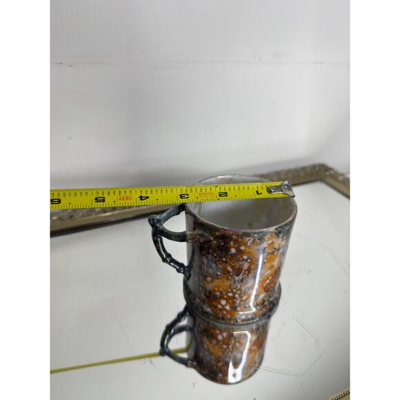 Beautiful One of a Kind Glazed Ceramic Coffee Mug signed - Picture 8 of 10